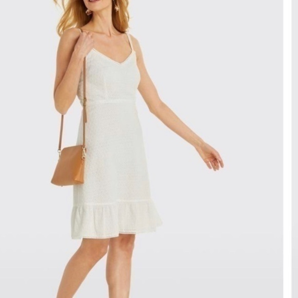 Draper James White Midi Dress